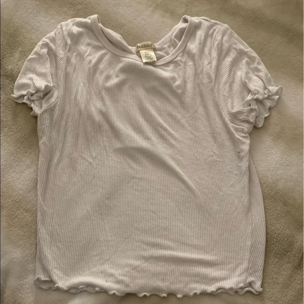 White, Pink, And Red Striped T-Shirts